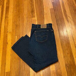 Levi's Men's 505 Dark Blue Jeans W40/L32